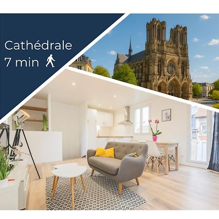Appartement Lumineux Proche Cathedrale Реймс Екстериор снимка